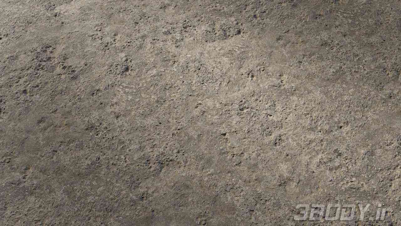 متریال بتن زبر rough concrete عکس 1